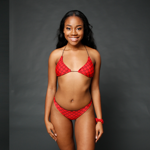 Designer print bikini